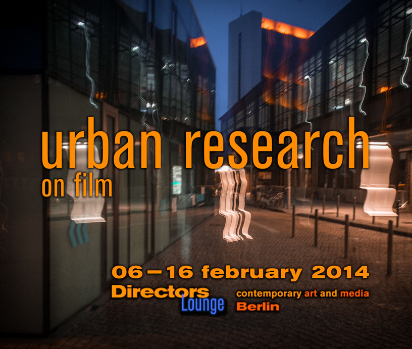Urban Research@Contemporary Art and Media Festival, Berlin, Germany, Feb. 2014